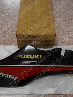 ฝาครอบข้างซ้าย CRYSTAL แท้ๆ สีดำทอง 47210-31C30-64BT