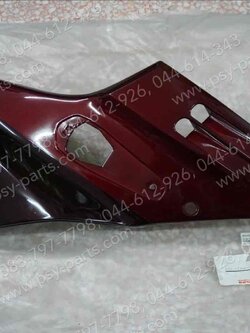 หน้ากากไฟหน้า VR 150 แท้ๆ ขวา สีมังคุด/แดง 3JF-F8377-00-T1