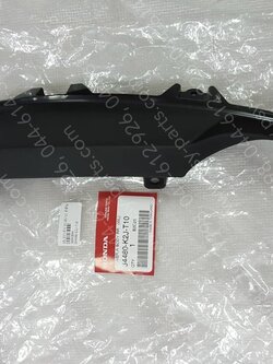 ฝาครอบข้างขวา-ล่าง WAVE 110-I/21 แท้ๆ สีดำด้าน 64480-K2J-T10 