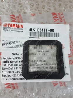 ตะแกรงกรองน้ำมันเครื่อง FINN แท้ๆ 4LS-E3411-00