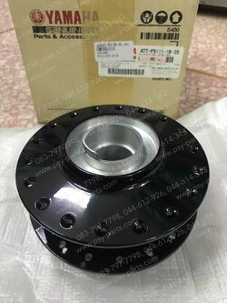 ดุมล้อหน้า FINO ดิสก์เบรค, TIARA (ดิสก์เบรค) แท้ๆ สีดำ 4TT-F5111-10-33