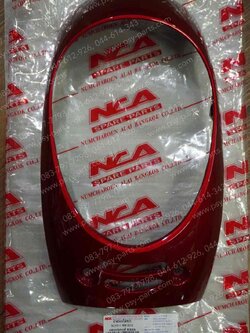 ฝาครอบไฟหน้า SCOOPY/12 (T) สีแดงเข้ม (R326) 