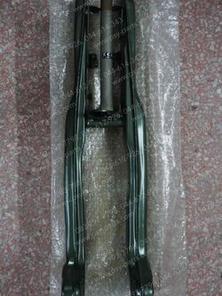 ตะเกียบหน้า Y 80M (T) สีเขียวขี้ม้า 