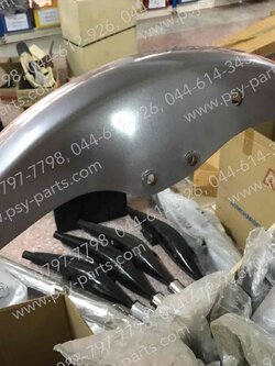 บังโคลนหน้า NOVA'R (T) สีเทา TP (สีเทาเข้ม)