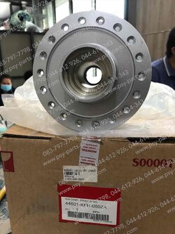 ดุมล้อหน้า WAVE 125P ดิสก์เบรค แท้ๆ สีบรอนซ์ 44601-KPH-650ZA (รุ่นมีกระปุกไมล์)