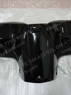 ฝาครอบแฮนด์-หลัง CLICK-I ใหม่ (T) สีดำ (A35) 