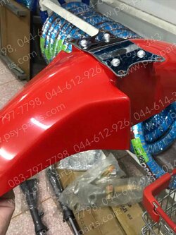 บังโคลนหน้า ZR 120 แท้ๆ สีแดง 3SB-F1510-00-LN