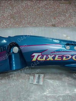 ฝาครอบข้างซ้าย TUXEDO/C4 แท้ๆ สีเขียว 14090-1356-G3