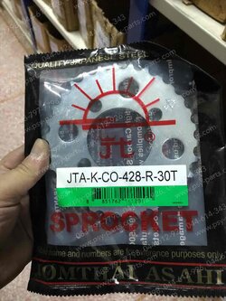 สเตอร์หลัง KSR-428, COSMO, GTO (แท้พระอาทิตย์) 