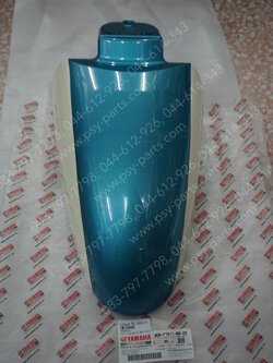 บังโคลนหน้า FINO แท้ๆ สีเขียวฟ้า/ขาว 4D0-F1511-00-2X 