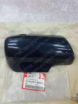 ฝาข้างโช้คหน้าขวา WAVE, WAVE 110 แท้ๆ สีเขียวเข้ม (H51) 61200-KEV-900ZA + ฝาข้างโช้คหน้าซ้าย WAVE, WAVE 110 แท้ๆ สีเขียวเข้ม (H51) 61400-KEV-900ZA 