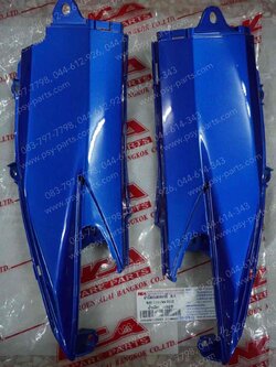 ฝาข้างแบต WAVE 110-I/12 (T) สีน้ำเงิน (B325) 