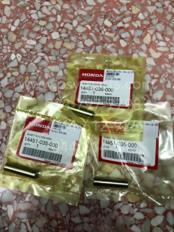 สลักกระเดื่องวาล์ว WAVE, WAVE 110, C 50, C 900, CUSTOM, DREAM 100 แท้ๆ 14451-035-000 (ราคาต่อ 1 ชิ้น)