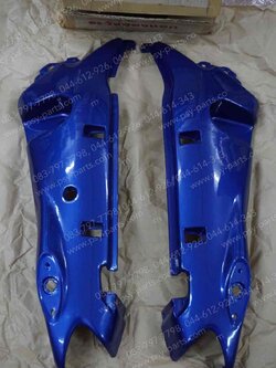 ฝาครอบข้างหลังซ้าย-ขวา LEO (AS 120) (T) สีน้ำเงินบรอนซ์ (K26)