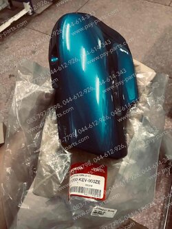 ฝาข้างโช้คหน้าขวา WAVE, WAVE 110 ดรัมเบรค แท้ๆ สีเขียว (H50) 61200-KEV-900ZE 