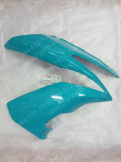 ฝาครอบไฟหน้า-ขวา AEROX แท้ๆ สีเขียว TURQUOISE (1754) BF6-F8377-00-PB