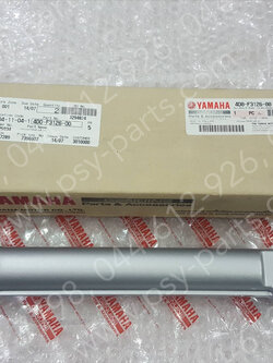 ปลอกโช้คหน้า FINO ดิสก์เบรค แท้ๆ ซ้าย-สีเทา 4D0-F3126-00 