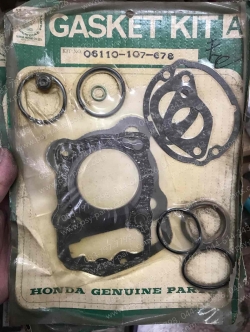 ปะเก็นชุดบน GL 100 แท้ๆ ซีลวาล์ว + ลูกยาง 06110-107-678 