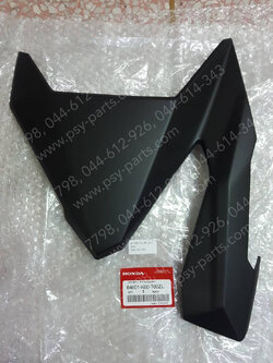 ฝาครอบไฟหน้า-ซ้าย CLICK 125/15 แท้ๆ สีดำด้าน 64601-K60-T00ZL 