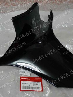 คอนโซลกลาง WAVE 125-I/12 แท้ๆ ล่าง-ดำ 64325-KYZ-900ZP