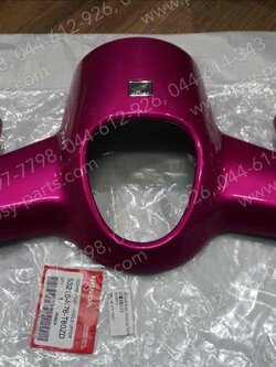 เสื้อไฟหน้าตัวบน DREAM SUPER CUB/ไฟกลม แท้ๆ สีชมพู (P190) 53215-K76-T60ZD 