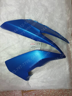 ฝาครอบไฟหน้า-ขวา AEROX แท้ๆ สีฟ้าด้าน (1705) BF6-F8377-00-P7