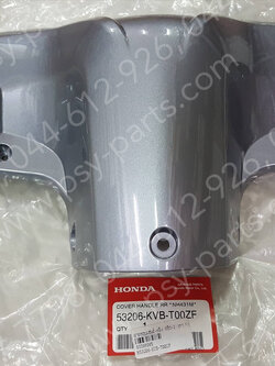 ฝาครอบแฮนด์-หลัง CLICK-I แท้ๆ สีเทา (H431) 53206-KVB-T00ZF 