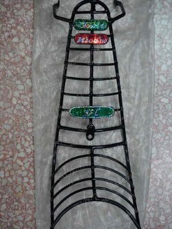 กันลาย NICE 110, NICE 125 หุ้มพลาสติก สีดำ