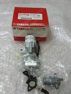 สวิทช์กุญแจ SPARK'RX แท้ๆ + ล็อคเบาะ 2P3-XH252-01