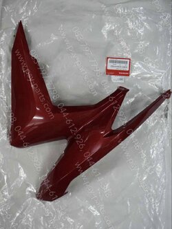 ฝาครอบไฟหน้า-ซ้าย CLICK 125/18 แท้ๆ สีแดงสด (R366) 64601-K59-A70ZJ 