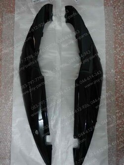 ฝาครอบข้างซ้าย-ขวา SONIC ไฟคู่-04 (T) สีดำ (NH485)