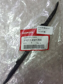 ยางรองโซ่ราวลิ้น PCX 160 แท้ๆ ล่าง 14611-K97-T00