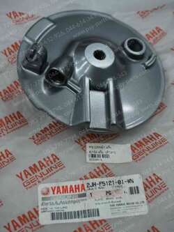 จานเบรคหน้า SPARK ดรัมเบรค แท้ๆ สีดำเทา 2JH-F5121-01-WN