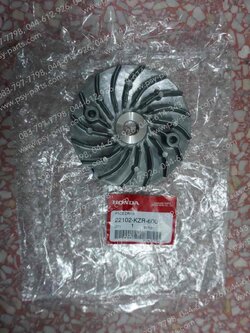 ล้อขับสายพานหน้า CLICK 125-I, CLICK 125-I ใหม่ แท้ๆ (ใบพัด) 22102-KZR-600 