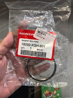 ปะเก็นต่อปลายท่อไอเสีย WAVE 125X แท้ๆ 18292-KGH-901 