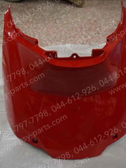 ฝาครอบใต้เบาะ SCOOPY/12 (T) สีแดงสด (R310) 