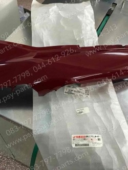 ฝาครอบข้างซ้าย Y 111, RAINBOW แท้ๆ สีแดงเข้ม 4NR-F1731-00-E9