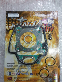 ปะเก็นชุดบน CLICK 150 พร้อมชุดยาง