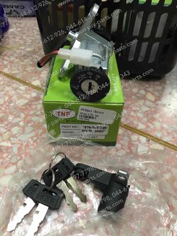 สวิทช์กุญแจ SPARK NANO กลม + ล็อคเบาะ