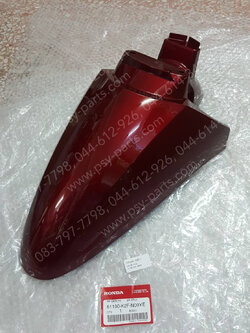 บังโคลนหน้า SCOOPY/21 แท้ๆ สีแดงเข้ม (R326) 61100-K2F-N00YE