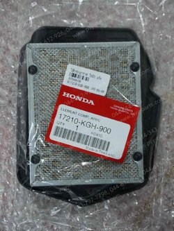 ไส้กรองอากาศ SONIC แท้ๆ กระดาษ 17210-KGH-900 