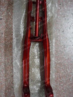 ตะเกียบหน้า Y 80M (T) สีแดงบรอนซ์