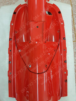 บังลม ตัวใน SCOOPY-I แท้ๆ สีแดงสด (R310) 81141-KYT-900ZC Honda 