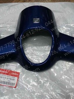 เสื้อไฟหน้าตัวบน DREAM SUPER CUB/ไฟกลม แท้ๆ สีน้ำเงินเข้ม (329) 53215-K76-T60ZE 