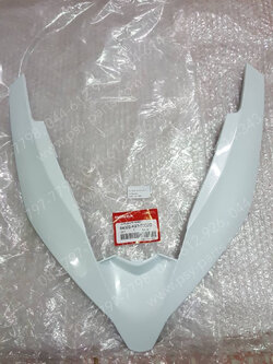 ฝาครอบไฟหน้า-บน PCX 150/18 แท้ๆ สีขาวใหม่ (B61) 64305-K97-T00ZC
