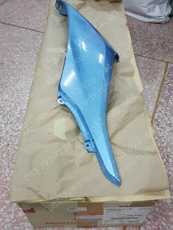 ฝาครอบข้างขวา WAVE 110-I แท้ๆ สีฟ้าบรอนซ์ (B203) 64410-KWW-A00ZB 