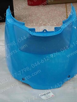 ฝาครอบใต้เบาะ SCOOPY/12 (T) สีฟ้า (B216) 