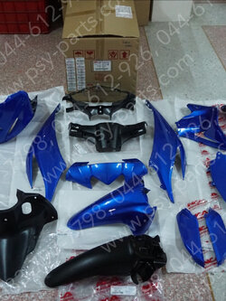 พลาสติกชุด WAVE 110-I/14, WAVE 110-I/12 สีน้ำเงิน (B325) 