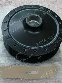 ดุมล้อหน้า BELLE 80, BELLE SUPER, RX 100, DT 100C, DT 100X, DT 125C สีดำ