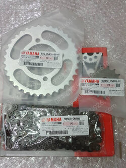 ชุดโซ่สเตอร์ SPARK-X, SPARK-RX แท้ๆ 5TN-WF543-01 15x36x104